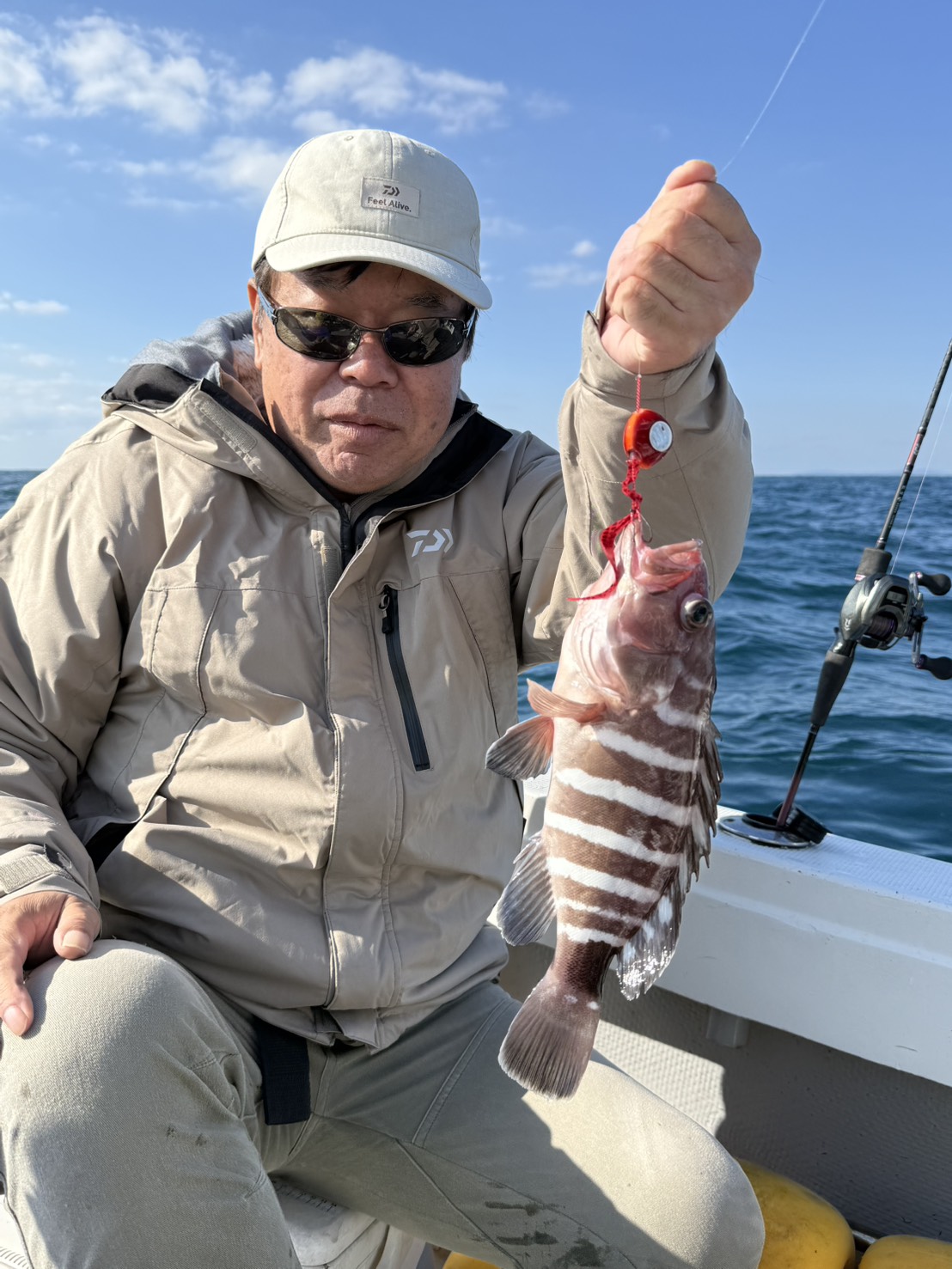 反応は出るのに食わない…厳しい時間が続いた近海タイラバ釣行 - 遊漁船