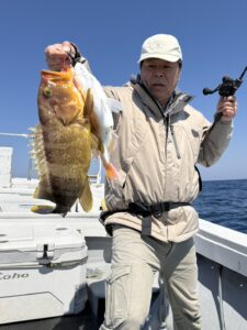 82cmの巨鯛降臨！玄界灘タイラバで「乗っ込み」の気配【大鯛ラッシュ】
