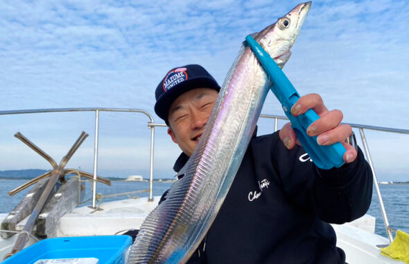 博多湾タチウオ釣り：数も型も上昇中！？