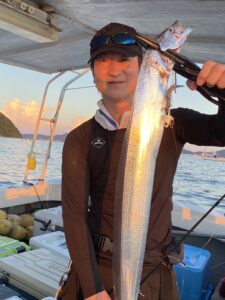 博多湾太刀魚釣り！F4.5サイズで30本超え