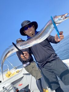 博多湾タチウオ釣り！台風後でもドラゴンサイズが続々