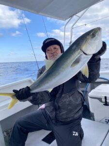 初出船！冬の荒波で玄界灘ジギング