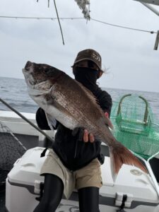 【糸島タイラバ大会】風波に苦戦も、真鯛87cmで見事優勝しました！