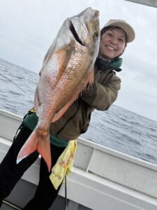 【糸島タイラバ大会】風波に苦戦も、真鯛87cmで見事優勝しました！