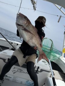 【糸島タイラバ大会】風波に苦戦も、真鯛87cmで見事優勝しました！