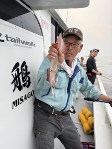 玄界灘・夜焚きイカ釣り｜今期初出船は渋めのスタート