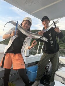 餌の工夫で差が出る！博多湾タチウオ釣りでドラゴン級ヒット！