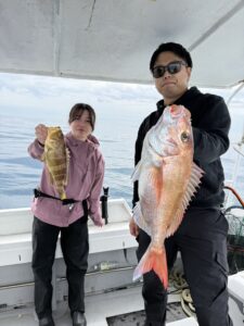 SLJで73cmの巨大真鯛！大移動からの真鯛連発！