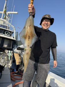 春のアオリイカ釣り！1.9キロの大型も！（福岡・糸島沖）
