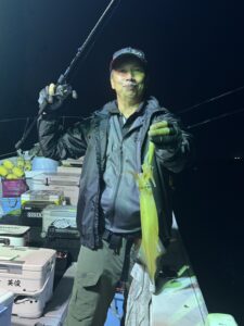 玄界灘のイカメタル!ポイント移動で良型連発のトップ60杯超え