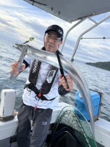 前情報の好調から一転!テクニカルな状況下でF5良型連発の博多湾タチウオ