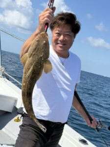 初挑戦でも2kgの真鯛に3.5kgの大型コロダイ!大型マゴチや良型アコウも